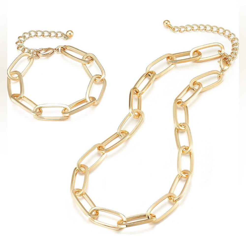 Paperclip Chain Necklace - Picture 9 of 11